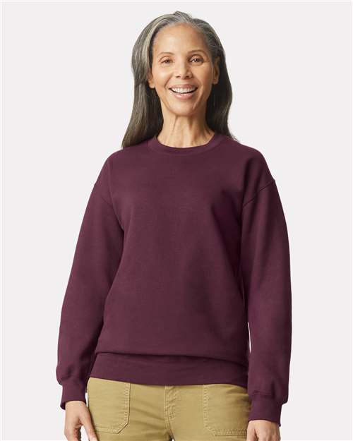 Gildan 9351, Sf000 Unisex Softstyle Midweight Crewneck Sweatshirt, Maroon