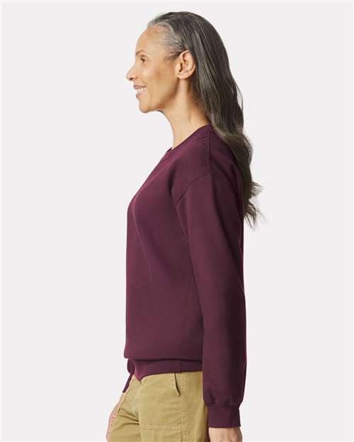 Gildan 9351, Sf000 Unisex Softstyle Midweight Crewneck Sweatshirt, Maroon