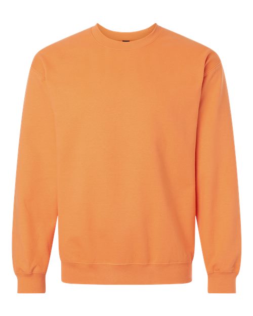Gildan SF000, Unisex Softstyle Midweight Crewneck Sweatshirt, Tangerine