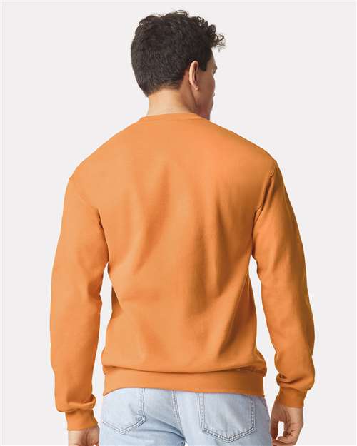 Gildan 9351, Sf000 Unisex Softstyle Midweight Crewneck Sweatshirt, Tangerine