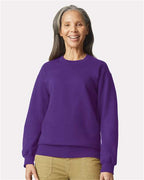 Gildan 9351, Sf000 Unisex Softstyle Midweight Crewneck Sweatshirt, Purple