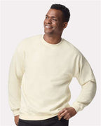 Gildan SF000, Unisex Softstyle Midweight Crewneck Sweatshirt, Off White