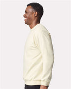 Gildan SF000, Unisex Softstyle Midweight Crewneck Sweatshirt, Off White
