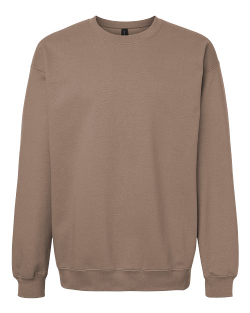 Gildan 9351, Sf000 Unisex Softstyle Midweight Crewneck Sweatshirt, Brown Savana