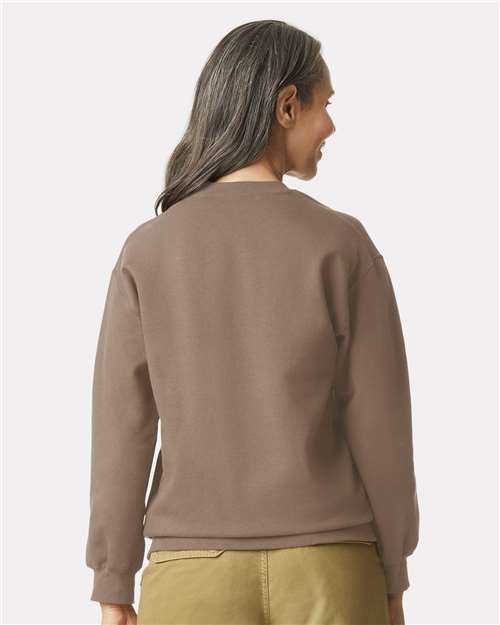 Gildan 9351, Sf000 Unisex Softstyle Midweight Crewneck Sweatshirt, Brown Savana