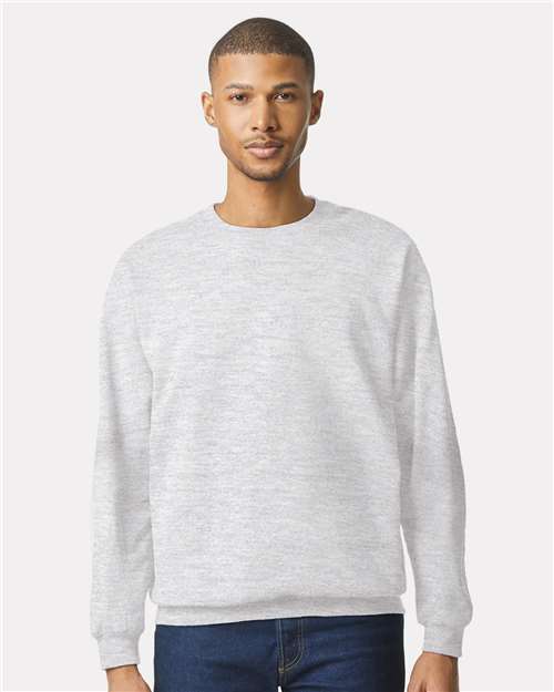 Gildan 9351, Sf000 Unisex Softstyle Midweight Crewneck Sweatshirt, Ash
