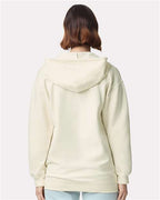 Gildan 9353, Sf600 Unisex Softstyle Midweight Full-zip Hooded Sweatshirt, Off White