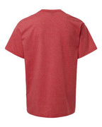 Gildan 11194, 64000b Youth Softstyle T-shirt, Heather Red