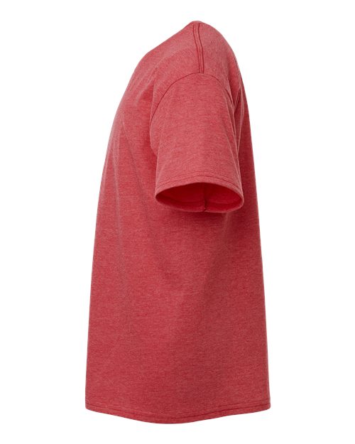 Gildan 11194, 64000b Youth Softstyle T-shirt, Heather Red