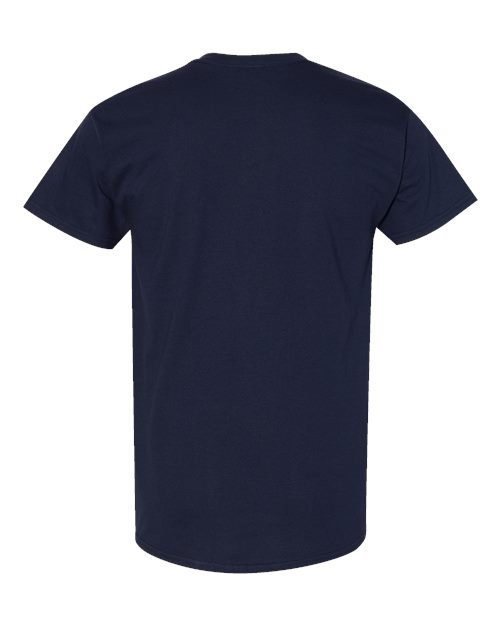 Gildan 16, 5000 Unisex Heavy Cotton T-shirt, Blue Dusk
