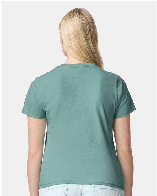 Gildan 5000L, Women's Heavy Cotton T-shirt, Aquatic