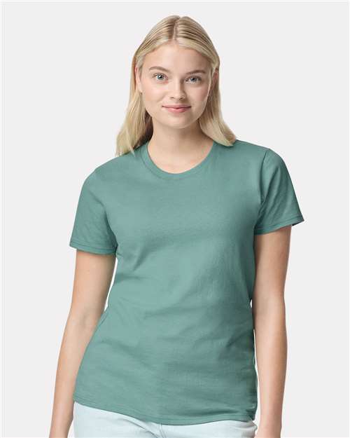 Gildan 2115, 5000l Women's Heavy Cotton T-shirt, Aquatic