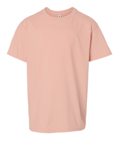 Gildan 543, 5000b Youth Heavy Cotton T-shirt, Dusty Rose