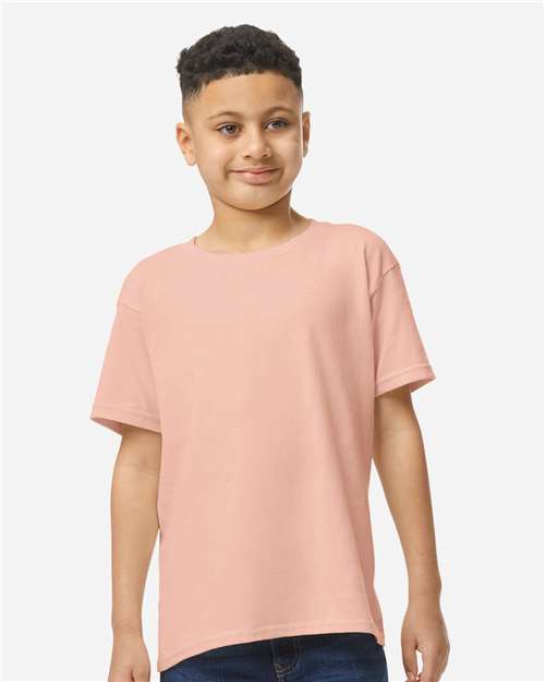 Gildan 543, 5000b Youth Heavy Cotton T-shirt, Dusty Rose