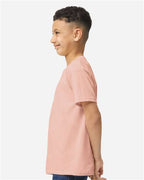 Gildan 5000B, Youth Heavy Cotton T-shirt, Dusty Rose