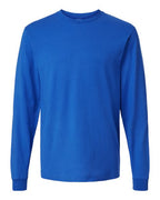 M&O 4501, Fine Jersey Long Sleeve T-shirt, Royal