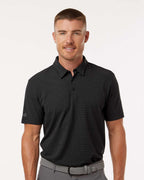 Adidas A702, Men's Blended Printed Polo, Black