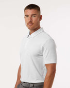 Adidas A702, Men's Blended Printed Polo, White
