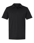 Adidas A704, Men's Textured Stripe Polo, Black