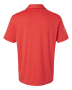 Adidas A704, Men's Textured Stripe Polo, Bright Red