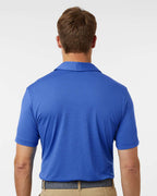 Adidas A704, Men's Textured Stripe Polo, Bright Royal