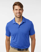 Adidas A704, Men's Textured Stripe Polo, Bright Royal