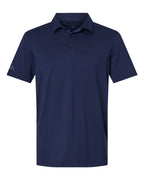 Adidas A704, Men's Textured Stripe Polo, Dark Blue