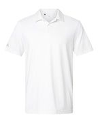 Adidas A704, Men's Textured Stripe Polo, White