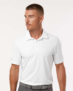 Adidas A704, Men's Textured Stripe Polo, White