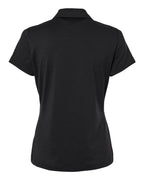 Adidas A707, Women's Textured Stripe Polo, Black