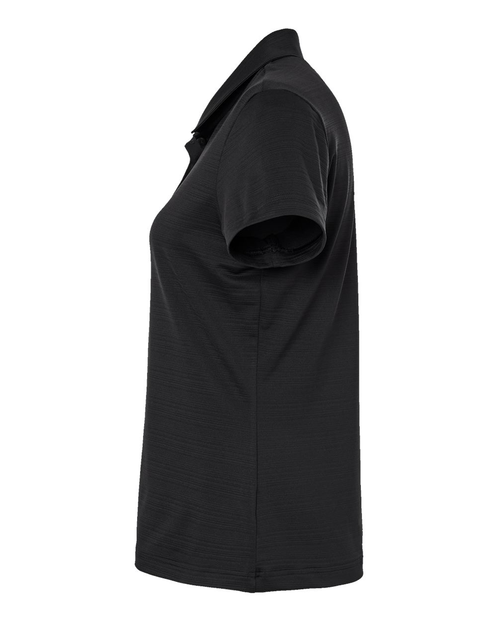 Adidas A707, Women's Textured Stripe Polo, Black