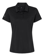 Adidas A707, Women's Textured Stripe Polo, Black