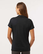 Adidas A707, Women's Textured Stripe Polo, Black