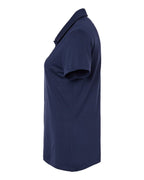 Adidas A707, Women's Textured Stripe Polo, Dark Blue