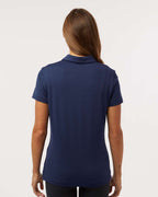 Adidas A707, Women's Textured Stripe Polo, Dark Blue