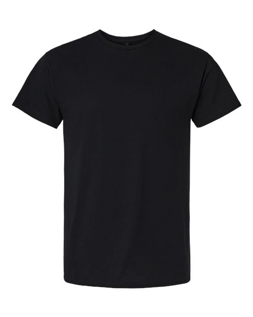 Gildan 12514, 3000 Unisex Light Cotton T-shirt, Black