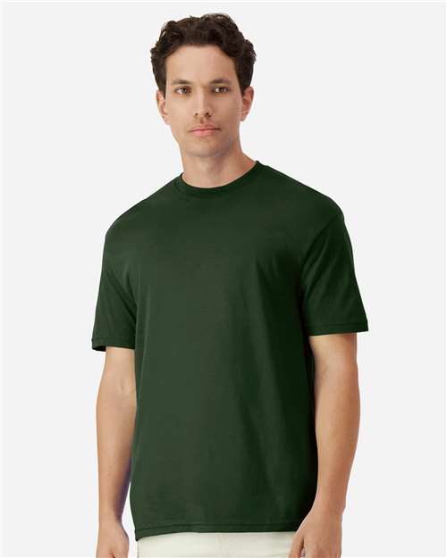 Gildan 12514, 3000 Unisex Light Cotton T-shirt, Forest Green