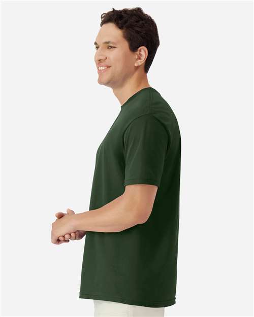 Gildan 12514, 3000 Unisex Light Cotton T-shirt, Forest Green