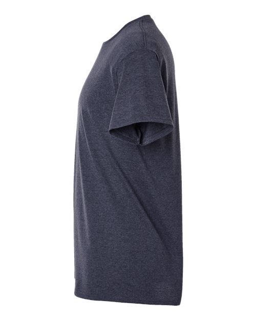 Gildan 12514, 3000 Unisex Light Cotton T-shirt, Heather Navy
