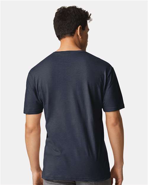 Gildan 12514, 3000 Unisex Light Cotton T-shirt, Heather Navy