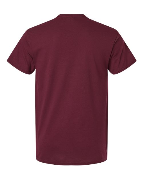 Gildan 12514, 3000 Unisex Light Cotton T-shirt, Maroon