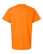 Gildan 12514, 3000 Unisex Light Cotton T-shirt, Safety Orange