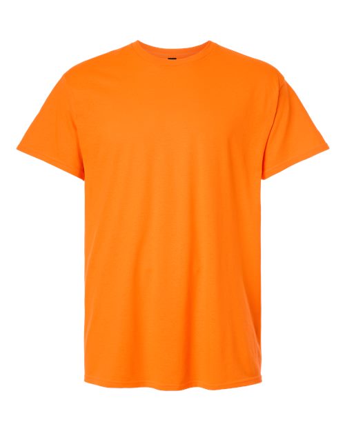 Gildan 12514, 3000 Unisex Light Cotton T-shirt, Safety Orange