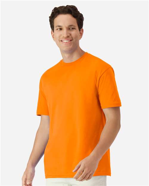 Gildan 12514, 3000 Unisex Light Cotton T-shirt, Safety Orange