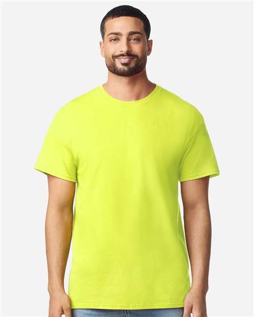 Gildan 12514, 3000 Unisex Light Cotton T-shirt, Safety Green