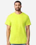 Gildan 12514, 3000 Unisex Light Cotton T-shirt, Safety Green