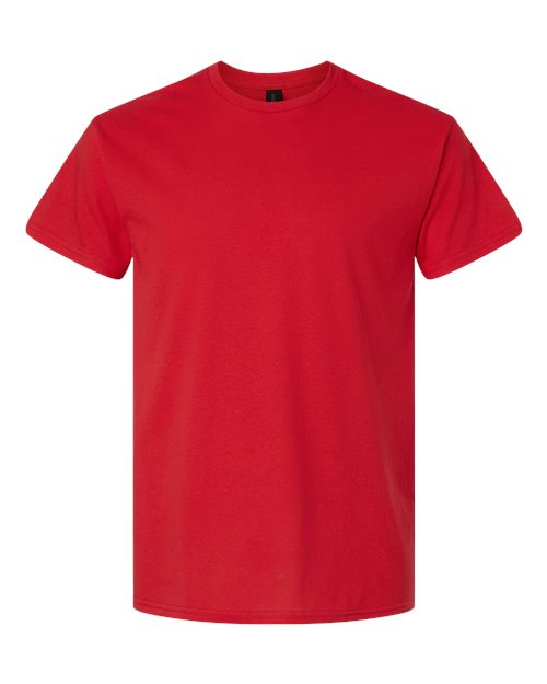 Gildan 12514, 3000 Unisex Light Cotton T-shirt, Red