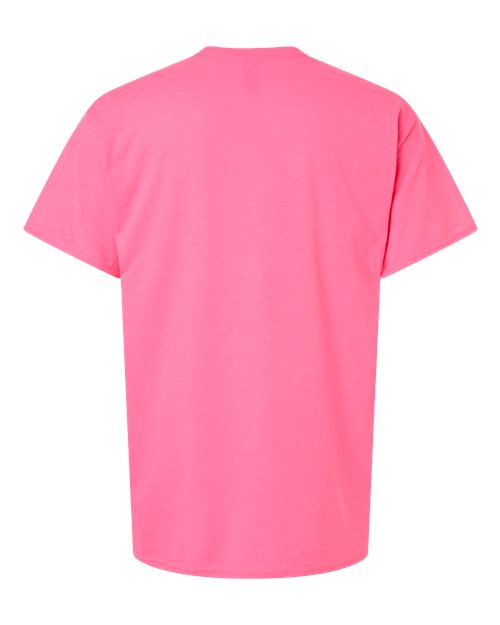 Gildan 12514, 3000 Unisex Light Cotton T-shirt, Safety Pink