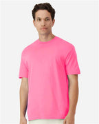 Gildan 12514, 3000 Unisex Light Cotton T-shirt, Safety Pink