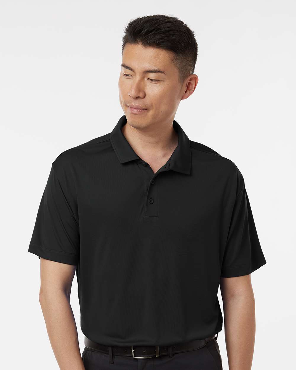 AllPro 41800, 12535 Men's Pro-lock Performance Polo, Black